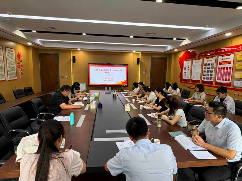 市城投集團(tuán)召開基層黨建重點(diǎn)工作推進(jìn)會